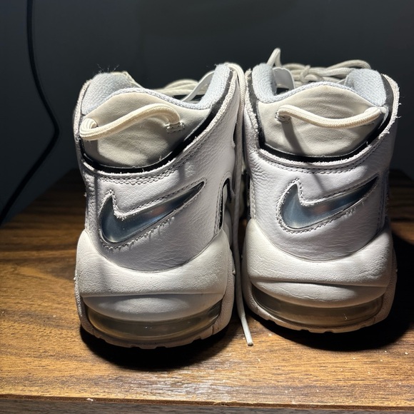 Nike Air More Uptempo 96 Photon Dust Grey-Metallic Silver, Size 11.5 FB3021-001 - Picture 6 of 8